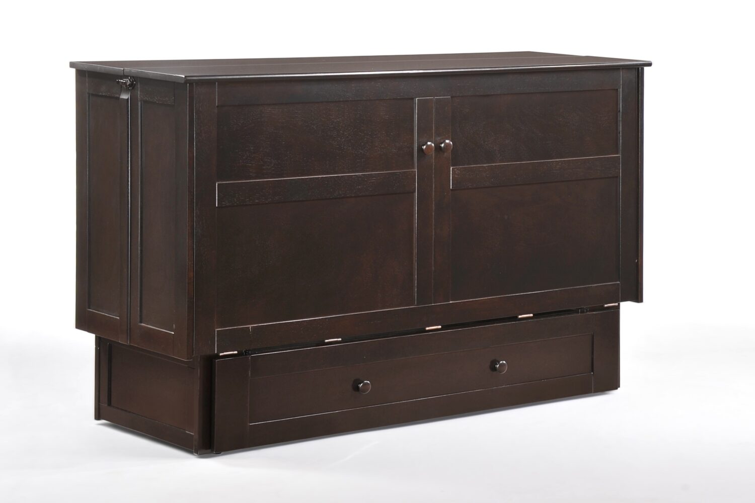 Night Day Clover Murphy Cabinet Bed Futon d or Natural