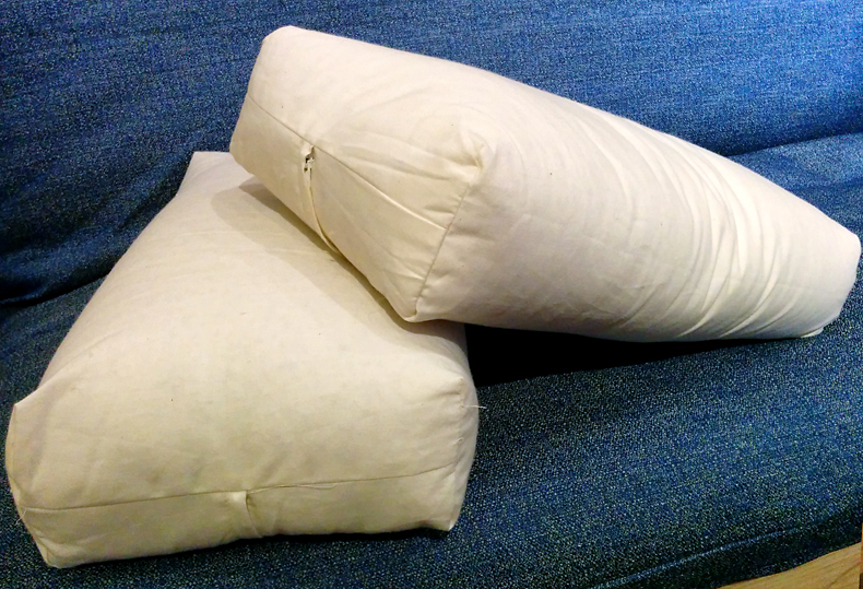 Bolster Cushions Armrests Insert - Futon d'or - Natural mattresses